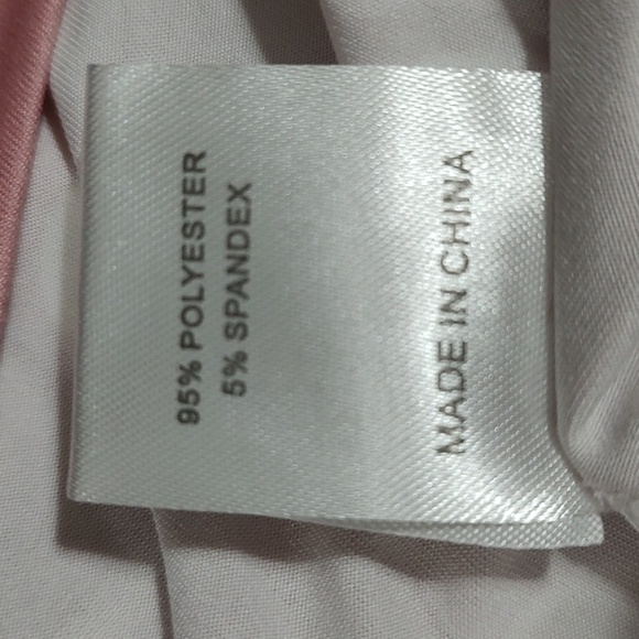 Chic Pink Polka Dot Cap Sleeve V neck Flirty Dress - Picture 6 of 6